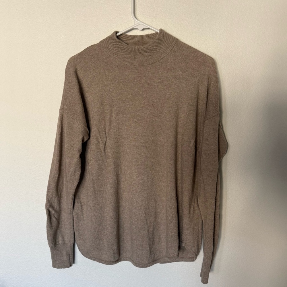 Madewell wool blend mock neck sweater